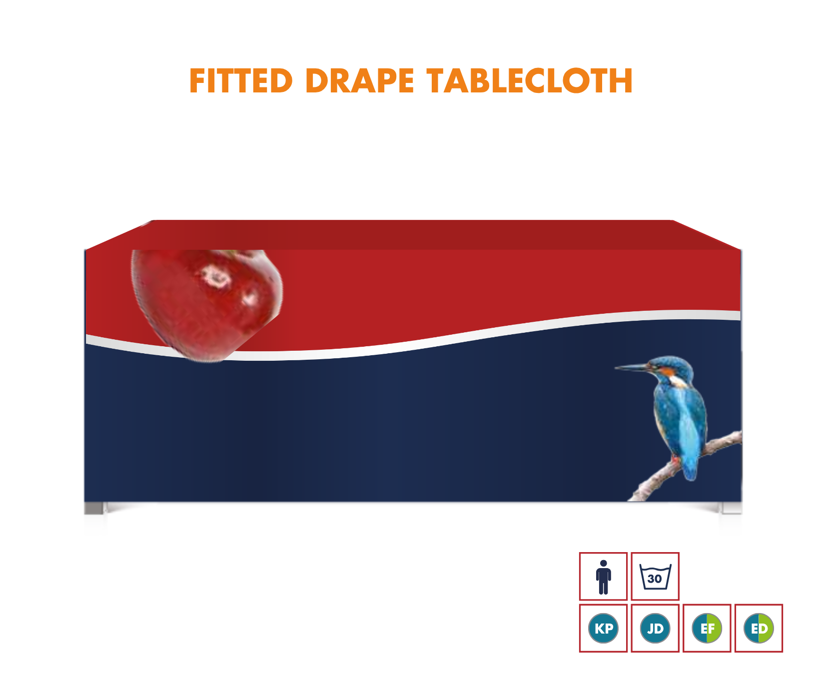 Fitted Drape Table Cloth for exhibitions