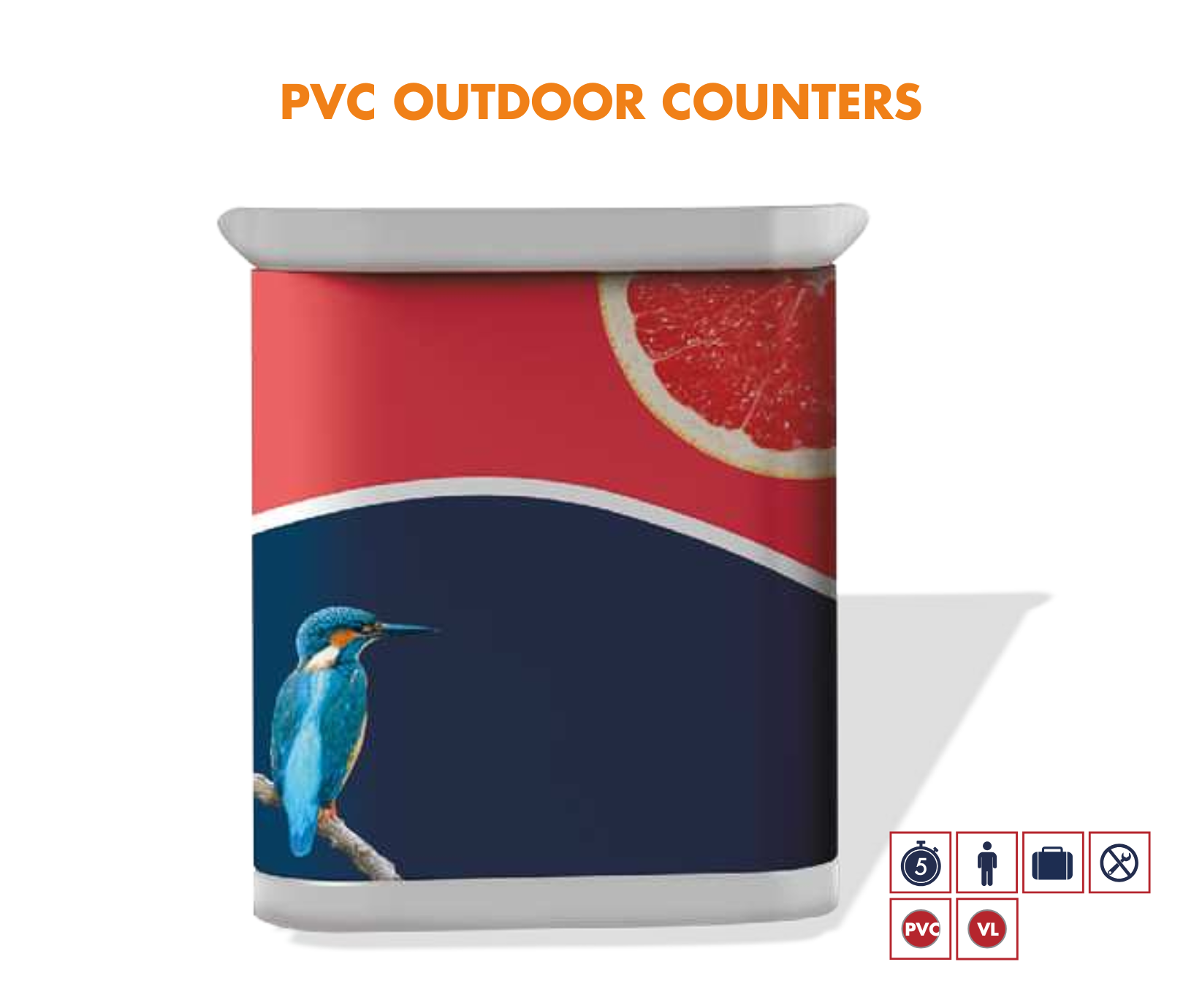PVC Outdoor Counter