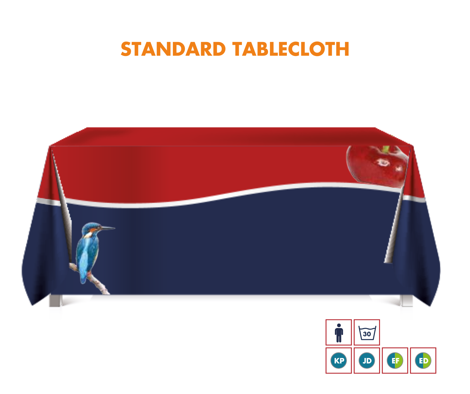 Standard Table Cloth for exhibitions